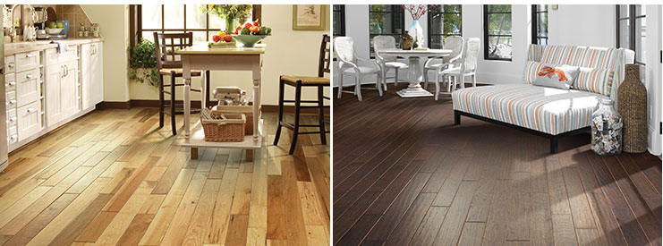 Shaw hardwood kitchen sun room